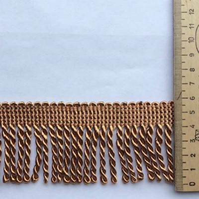 Бахрома большая 12,8м, коричневая
